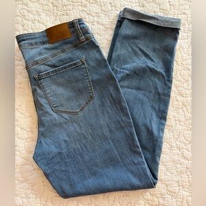 Women's Blue Cropped Jeans